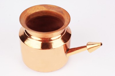 The Yogis Copper Brown Neti Pot(500 ml)