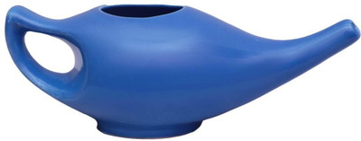 Soulvinee Ceramic Blue Neti Pot(300 ml)