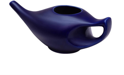 Soulvinee Ceramic Blue Neti Pot(300 ml)