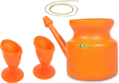 RCSP Plastic Orange Neti Pot(400 ml)