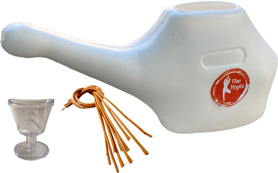 OKO Plastic White Neti Pot(300 ml)