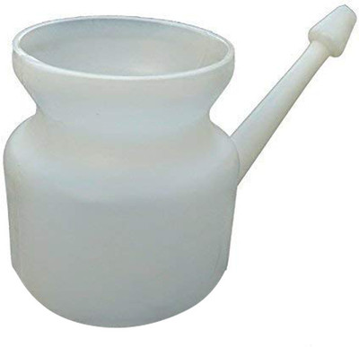 NAGAICH Plastic White Neti Pot(500 ml)
