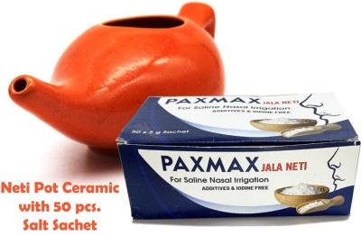 Dr. Head Ceramic Orange Neti Pot(250 ml)