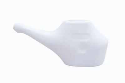 AQRate Plastic White Neti Pot(200 ml)