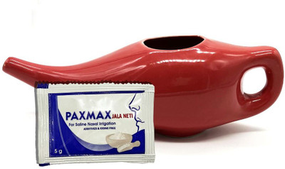 Dr. Head Ceramic Red Neti Pot(250 ml)
