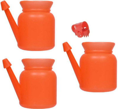 VSA CARE Plastic Orange Neti Pot(500 ml)