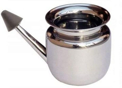 ACUPRESSURE LIFE STYLE Plastic Silver Neti Pot(500 ml)