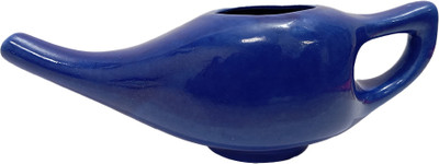 Mandar Ceramic Blue Neti Pot(250 ml)