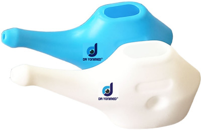 DR YONIMED Plastic Blue, White Neti Pot(200 ml)