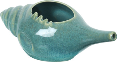 QIMACPLUS Ceramic Green Neti Pot(300 ml)