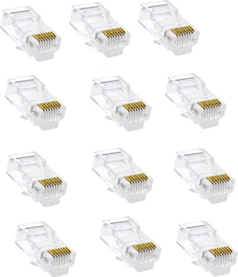TOOLBUX RJ45 Plug Connector CAT5 Network LAN Crimp 10 PC Network Interface Card(Transparent) deal from flipkart TOOLBUX RJ45 Plug Connector CAT5 Network LAN Crimp 10 PC Network Interface Card(Transparent) deal from flipkart