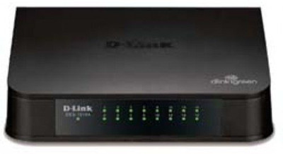 D-Link DES-1016A 16 Port 10/100 MBPS Switch, Black, 20.8 x 6.8 x 25.6 cm 16 Ports 100 Mbps Unmanaged Network Switch(Black)
