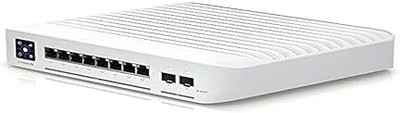 Ubiquiti Networks Switch Enterprise 8 Poe 8 Ports 1000 Mbps Fully Managed Network Switch(White)