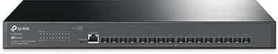 TP-Link Tl-Sx3016f 16 Port 10g Sfp+ Enterprise Level L2+ Smart Omada Sdn Integrated 16 Ports 10 Mbps Smart Network Switch(Black)