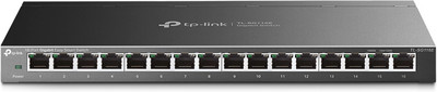 TP-Link TL-SG116E 16 Ports 1000 Mbps Unmanaged Network Switch(Black)