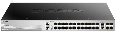 D-Link DGS-3130-30S 24 Ports 1000 Mbps Fully Managed Network Switch(Black)
