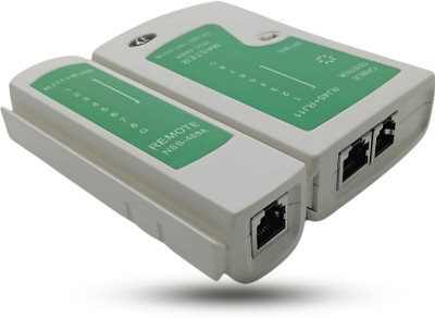 Octec Network Cable Tester RJ45/RJ11 Dual-Speed PVC Main Remote Testers 4 Ports 100 Mbps Fully Managed Network Switch(Green)