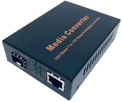 HANUTECH 10G Media Converter Open SFP+ Slot (No SFP Module) 0 Ports 1000 Mbps Unmanaged Network Switch(Black) HANUTECH 10G Media Converter Open SFP+ Slot (No SFP Module) 0 Ports 1000 Mbps Unmanaged Network Switch(Black)