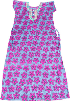 gfashion Women Nighty with Robe(Pink)