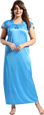 For You For Me Women Nighty(Blue)