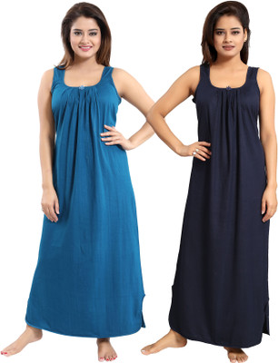INNER BEATS Women Nighty Set(Multicolor)