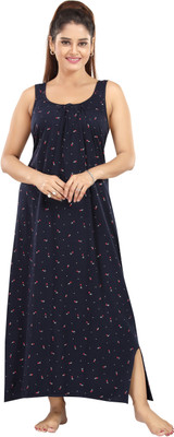 CINCO Women Nightdress(Dark Blue)