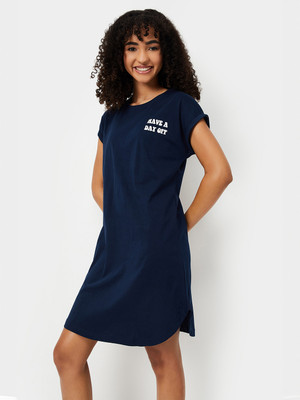 MAX Women Chemise(Blue)