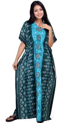 CLYMAA Women Robe(Green)