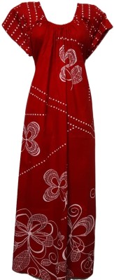 GSDH Stores Women Nighty(Red)