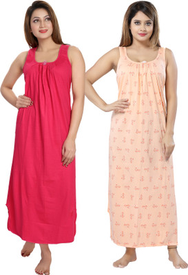 CINCO Women Nighty Set(Multicolor)