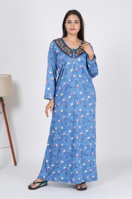 INSTRY Women Nighty(Multicolor)