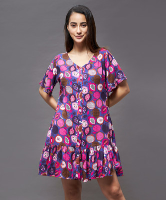 Miss Chase Women Nightshirts(Multicolor)