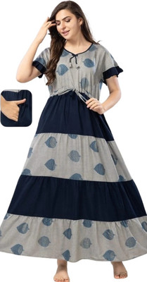 visaka Women Nighty(Blue)