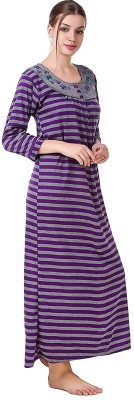 CIERGE Women Nighty(Purple)