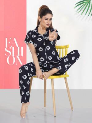 Mallinath Women Nightdress(Multicolor)