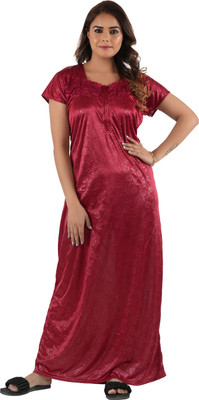 RILO Women Nighty(Maroon)