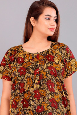 DreamBe Women Nighty(Brown)