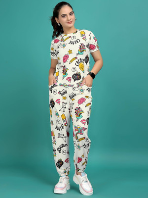 SAKARMAA Women Nighty Set(Multicolor)