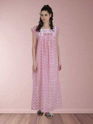 UTTRAKHAND CLOTHHOUSE Women Nighty(Multicolor)