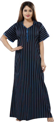 INNER BEATS Women Nighty(Multicolor)