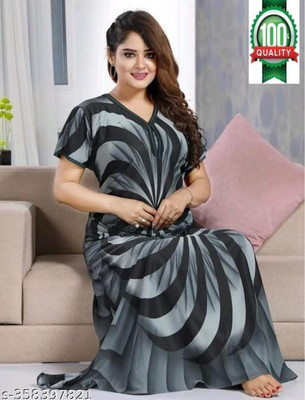 impression Women Nighty(Multicolor)