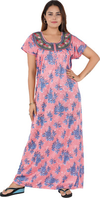 INSTRY Women Nighty(Orange)