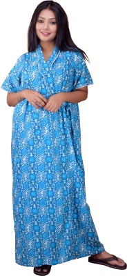 CLYMAA Women Robe(Light Blue)