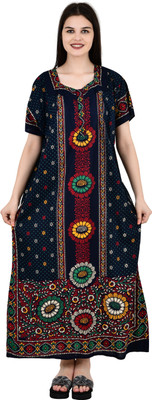 LDHSATI Women Nighty(Light Blue)