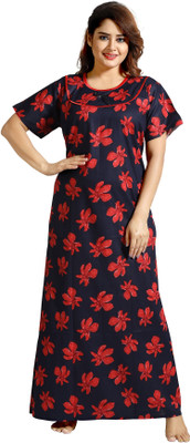 INNER BEATS Women Nighty(Multicolor)