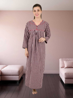 LDHSATI Women Nighty Set(Multicolor)