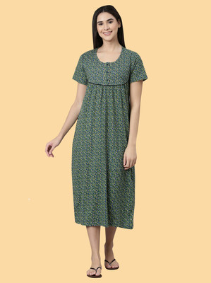 Kryptic Women Nighty(Multicolor)