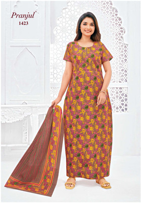 Pranjul fashion limited Women Nighty Set(Multicolor)