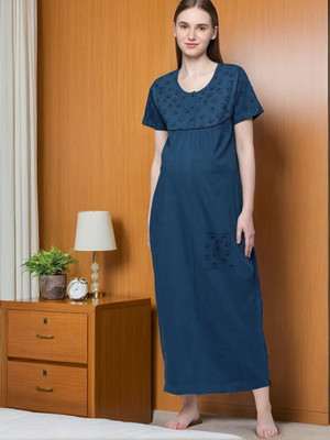 Kryptic Women Nighty(Blue)