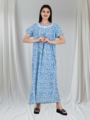 LDHSATI Women Nighty Set(Multicolor)